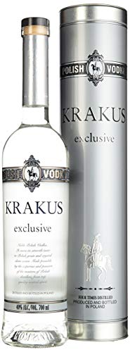 Polmos Wroclaw Krakus Wodka aus Polen in Exclusiv Verpackung (1 x 0.7 l) von Krakus