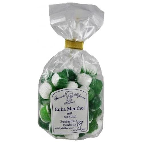 Zuckerfreie Eukalyptus-Menthol Bonbons, 120g von Kramer's