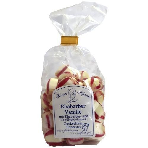 Zuckerfreie Rhabarber-Vanille Bonbons, 120g Zuckerfreie Rhabarber-Vanille Bonbons, 120g von Kramer's