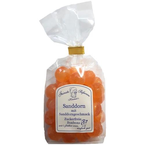 Zuckerfreie Sanddorn Bonbons, 120g von Kramer's