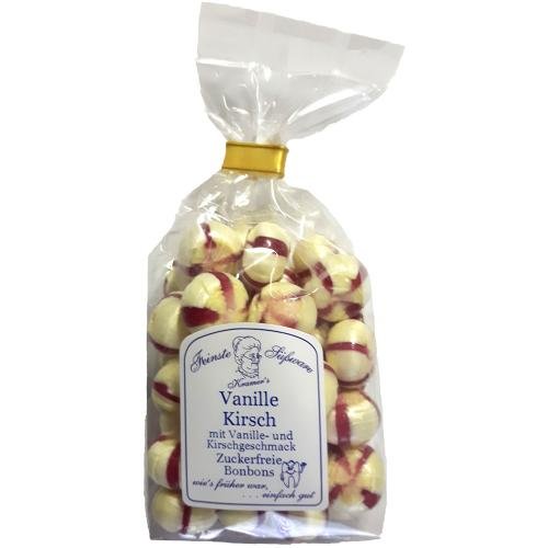Zuckerfreie Vanille-Kirsch Bonbons, 120g von Kramer's