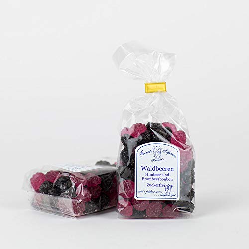 Zuckerfreie Waldbeeren-Bonbons, zuckerfreie Himbeer- und Brombeerbonbons Zuckerfreie Waldbeeren-Bonbons, zuckerfreie Himbeer- und Brombeerbonbons von Kramer's