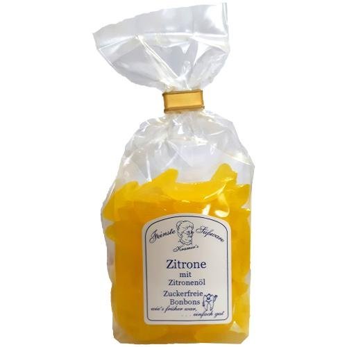 Zuckerfreie Zitronen Bonbons mit Zitronenöl, 120g von Kramer's