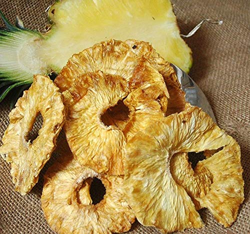 Krauterino24 - Ananasringe ohne Zusätze getrocknet - unbehandelt, Menge:100g von Krauterino24