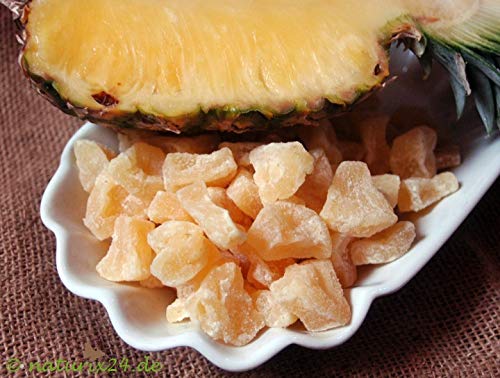 Krauterino24 - Ananasstücke gezuckert ungeschwefelt Ananas kandiert, Menge:1000g Krauterino24 - Ananasstücke gezuckert ungeschwefelt Ananas kandiert, Menge:1000g von Krauterino24