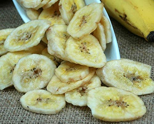 Krauterino24 - Bananenchips ungesüßt, Menge:250g von Krauterino24