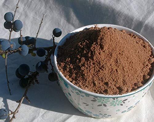 Krauterino24 - Schlehdornfrüchte gemahlen Schlehenpulver, Menge:1000g Krauterino24 - Schlehdornfrüchte gemahlen Schlehenpulver, Menge:1000g von Krauterino24