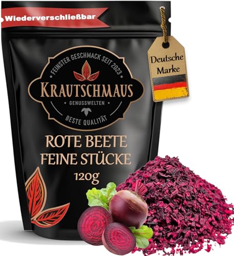 120g Rote Beete Flakes von Krautschmaus, zum Würzen, Kochen und Färben von Speisen, schonend getrocknet und geschnitten, intensive Farbe, ohne Zusatzstoffe 120g Rote Beete Flakes von Krautschmaus, zum Würzen, Kochen und Färben von Speisen, schonend getrocknet und geschnitten, intensive Farbe, ohne Zusatzstoffe von Krautschmaus JSD