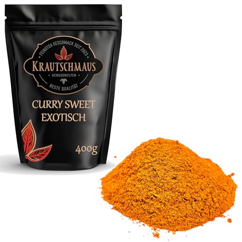 400g Curry Sweet Exotic Gewürzzubereitung von Krautschmaus, zum Würzen und Kochen, reichhaltig im Geschmack, ohne Zusatzstoffe 400g Curry Sweet Exotic Gewürzzubereitung von Krautschmaus, zum Würzen und Kochen, reichhaltig im Geschmack, ohne Zusatzstoffe von Krautschmaus JSD