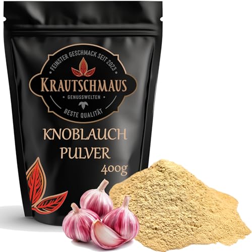 400g Knoblauch Pulver von Krautschmaus, zum Grillen, Würzen und Kochen, schonend getrocknet und fein gemahlen, intensiv duftend und aromatisch, ohne Zusatzstoffe 400g Knoblauch Pulver von Krautschmaus, zum Grillen, Würzen und Kochen, schonend getrocknet und fein gemahlen, intensiv duftend und aromatisch, ohne Zusatzstoffe von Krautschmaus JSD