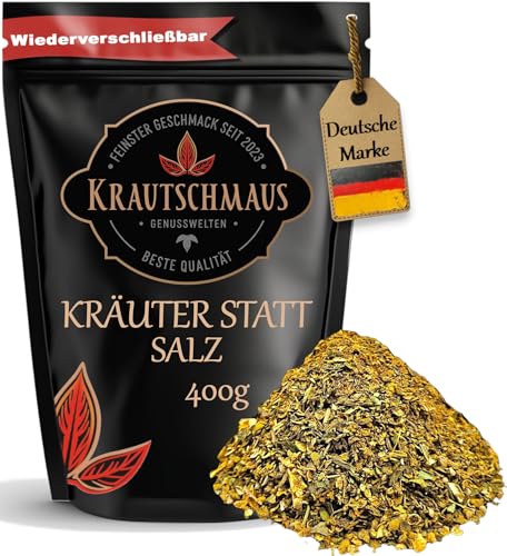 400g Kräuter Statt Salz Gewürzmischung von Krautschmaus, zum Würzen, Kochen, Schmoren, schonend getrocknet, ohne Zusatzstoffe 400g Kräuter Statt Salz Gewürzmischung von Krautschmaus, zum Würzen, Kochen, Schmoren, schonend getrocknet, ohne Zusatzstoffe von Krautschmaus JSD