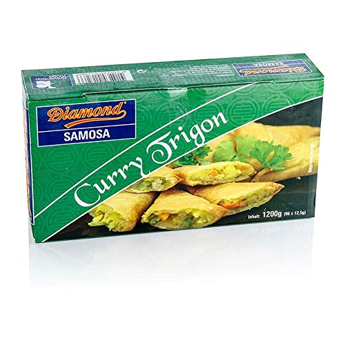 Curry-Trigonen, mit Gemüse, Samosas, TK, 1,2 kg, 96 x 12,5g Curry-Trigonen, mit Gemüse, Samosas, TK, 1,2 kg, 96 x 12,5g von Kreyenhop & Kluge GmbH & Co. KG
