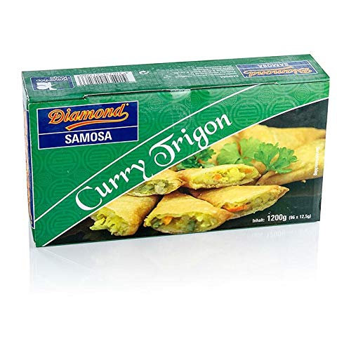 Curry-Trigonen, mit Gemüse, Samosas, TK, 1,2 kg, 96 x 12,5g von Kreyenhop & Kluge GmbH & Co. KG