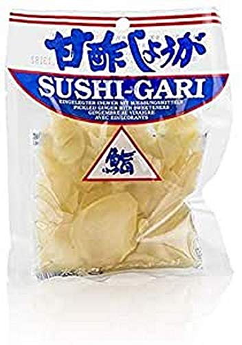 Ingwer, eingelegt, gelb/weiß, aus Japan, 120g Ingwer, eingelegt, gelb/weiß, aus Japan, 120g von Kreyenhop