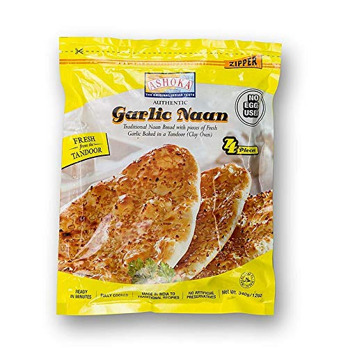 Tandoori Naan, Indisches Brot mit Knoblauch, TK, 340g, 4 St Tandoori Naan, Indisches Brot mit Knoblauch, TK, 340g, 4 St von Kreyenhop