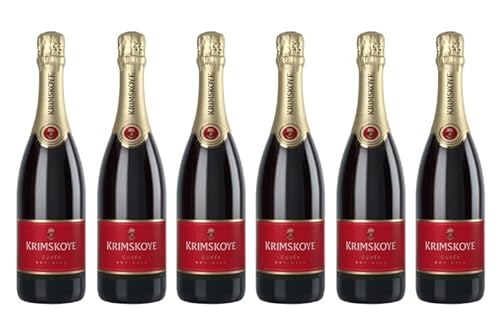 6x 0,75l - Krimskoye - Cuvée Rot - mild - Moldawien - roter Schaumwein von Krimskoye