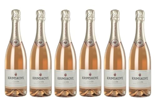 6x 0,75l - Krimskoye - Rosé - halbtrocken - Moldawien - Rosé-Schaumwein von Krimskoye