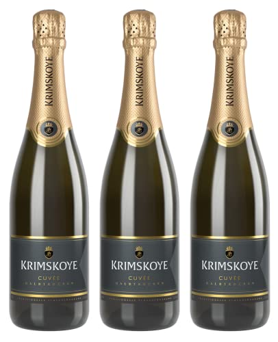 Krimskoye Sekt weiß-halbtrocken (3 x 0,75 l) von Krimskoye