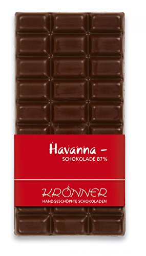 Krönner Havanna 80% / 100g Tafelschokolade Krönner Havanna 80% / 100g Tafelschokolade von KRÖNNER KAFFEEHAUS . KONDITOREI . CHOCOLATIER GARMISCH-PARTENKIRCHEN