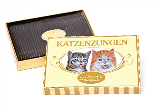 Krönner Katzenzungen Zartbitter 65% von KRÖNNER KAFFEEHAUS . KONDITOREI . CHOCOLATIER GARMISCH-PARTENKIRCHEN