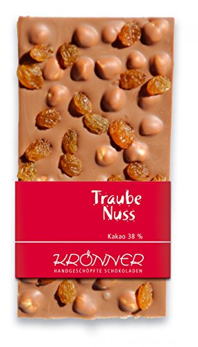 Krönner Traube-Nuss 38% von KRÖNNER KAFFEEHAUS . KONDITOREI . CHOCOLATIER GARMISCH-PARTENKIRCHEN