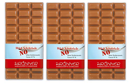 Krönner Vollmilch 38% - No Sugar Probierangebot von KRÖNNER KAFFEEHAUS . KONDITOREI . CHOCOLATIER GARMISCH-PARTENKIRCHEN