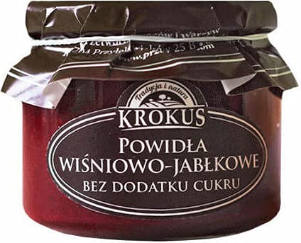 Kirsch-Apfel-Marmelade ohne Zucker 310g Krokus von Krokus