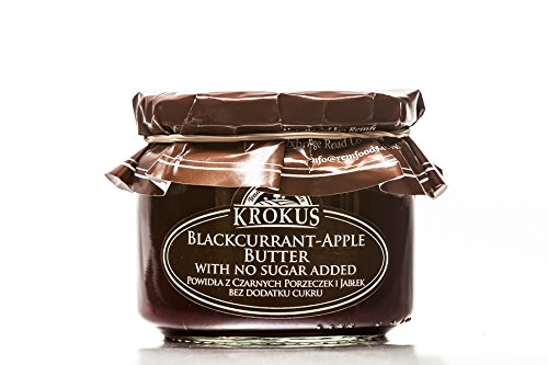Schwarze Johannisbeere und Apfelmarmelade ohne Zucker 310g Krokus Schwarze Johannisbeere und Apfelmarmelade ohne Zucker 310g Krokus von Krokus