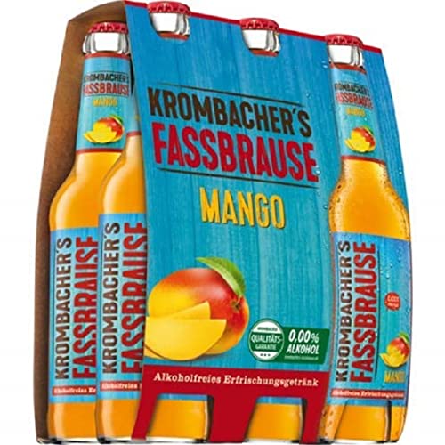 Krombacher Fassbrause Mango MEHRWEG (6 x 330 ml) von Krombacher Pils