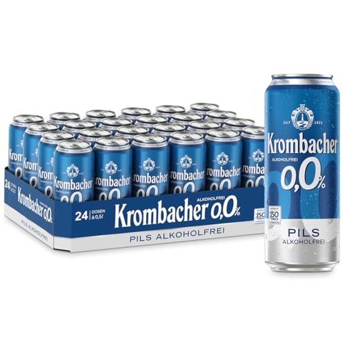 Krombacher 0,0% Pils Dose (24 x 0,5 l) von Krombacher