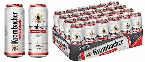 Krombacher Bier Alkoholfrei Einweg (24 x 0,5 l) von Krombacher