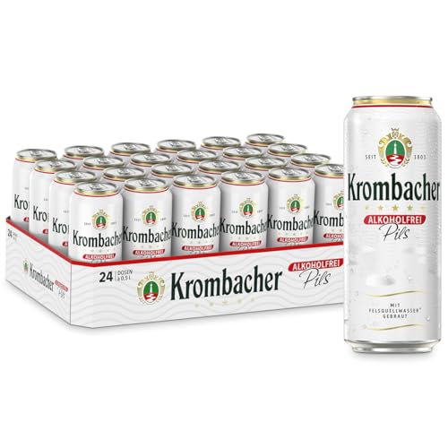 Krombacher Bier Alkoholfrei Einweg (24 x 0,5 l) von Krombacher