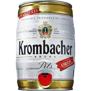 Krombacher Pils 5L Party Dose, 2er Pack, 2 x 5 l EINWEG von Krombacher