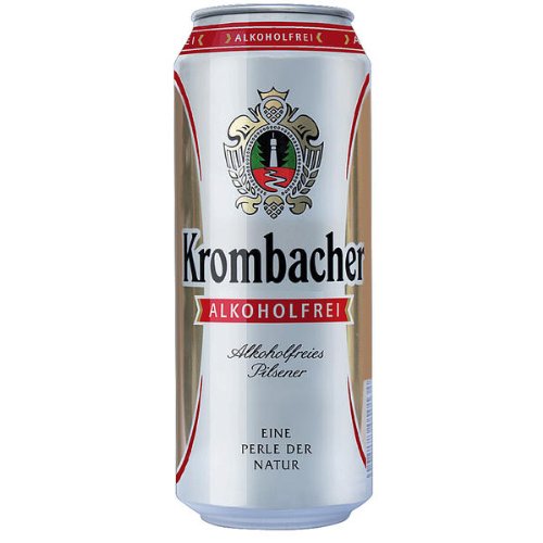 Krombacher Pils, Alkoholfrei, 24er Pack (24 x 500ml) EINWEG von Krombacher