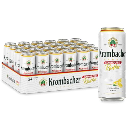 Krombacher Radler Alkoholfrei 0,5L Dose 24er Dosentray von Krombacher