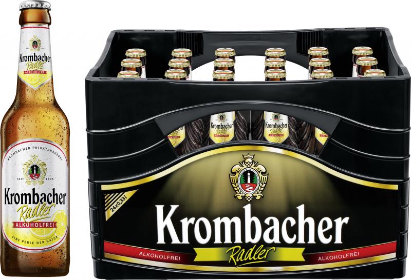 Krombacher Radler alkoholfrei (Mehrweg) von Krombacher