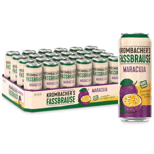Krombacher’s Fassbrause Maracuja Dose (24 x 0,5 l) von Krombacher
