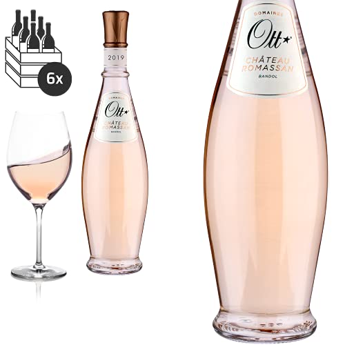 6er Karton 2019 Bandol Rosé Château Romassan von Domaines Ott - Roséwein von Kroté Weinversand