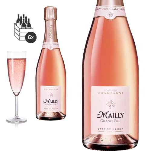 6er Karton Champagne Mailly Grand Cru Brut Rosé (6 x 0.75 l) von Baron-Fuente