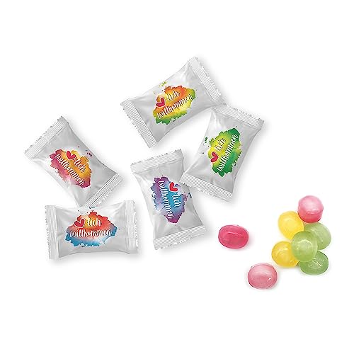 Bonbons "Herzlich Willkommen Farbklecks" 1000g Bonbons "Herzlich Willkommen Farbklecks" 1000g von Krott