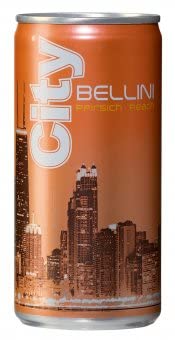 Krott 24 x City Bellini Pfirsisch Dosen, arom.weinh.Cocktail 5,5 Prozent Vol. incl. EINWEGPFAND von Krott