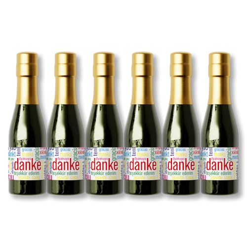 6 x Secco Perlwein 0,2 Liter "Danke" 10,5% Vol. von Krott