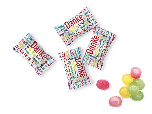 Bonbons mit Fruchtfüllung "Danke" 1000g, von Krott