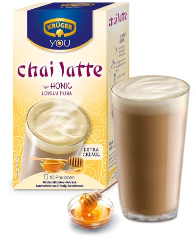 KRÜGER Chai Latte Lovely India Typ Honig, 8er Pack (8 x 0.25 kg) von KRÜGER