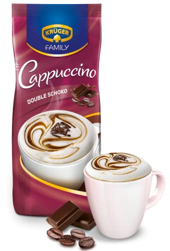 KRÜGER Family Cappuccino Double Schoko, 4er Pack (4 x 0.5 kg) von Krüger