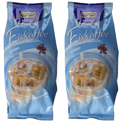 KRÜGER Family Eiskaffee Schoko (1 x 0.5 kg) (Packung mit 2) von KRÜGER