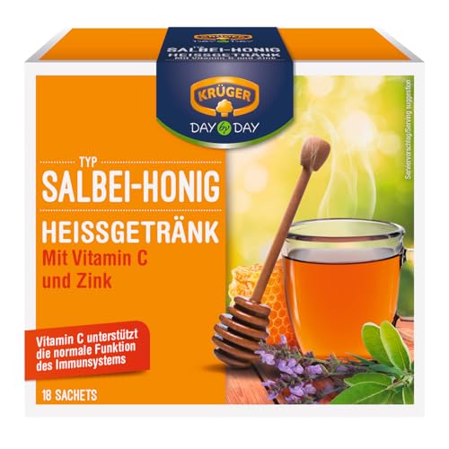 KRÜGER Kalt/Heißgetränk Salbei Honig, 10er Pack (10 x 0.144 kg) von Krüger