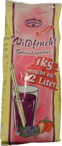 Krüger Wildfrucht Getränkepulver, 1er Pack (1 x 1000 g) von Krüger