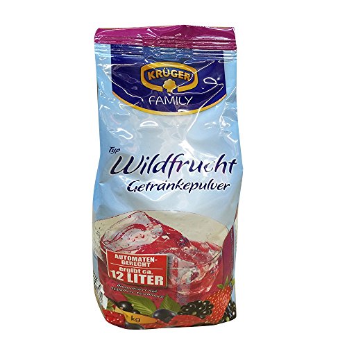 Krüger Wildfrucht Getränkepulver, 1er Pack (1 x 1000 g) von Krüger