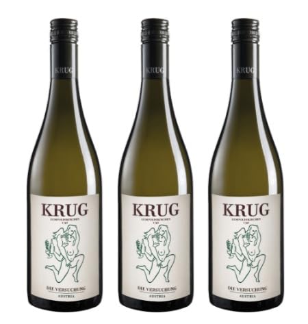 3x 0,75l - 2023er - Krug - Die weiße Versuchung - Pinot Gris - Thermenregion - Österreich - Weißwein trocken 3x 0,75l - 2023er - Krug - Die weiße Versuchung - Pinot Gris - Thermenregion - Österreich - Weißwein trocken von Krug Gumpoldskirchen
